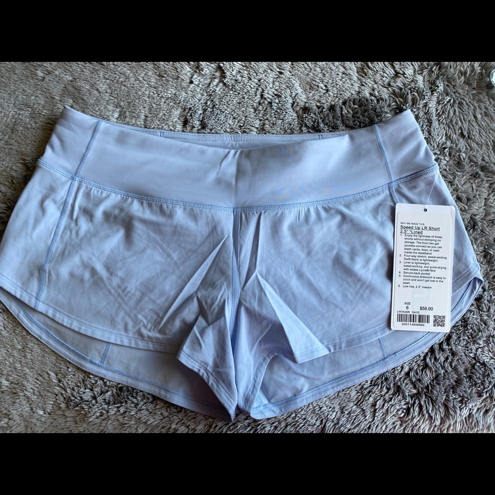 lululemon speed up 2.5 daydream shorts